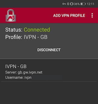ivpn public ip address not working
